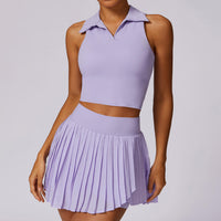 Women's Pleated Pickleball Skirt Set