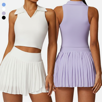 Women's Pleated Pickleball Skirt Set